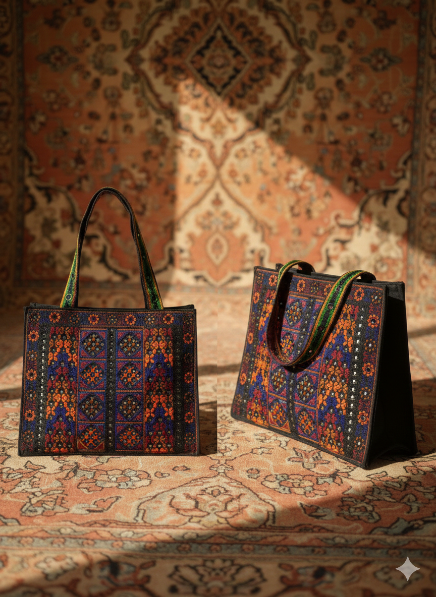 Traditional Mirror Work Shisha Bag