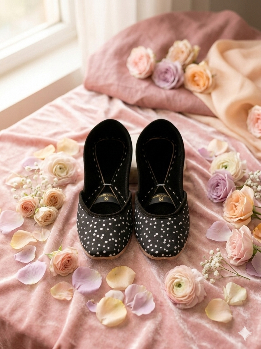 Royal Palace Black Khussa