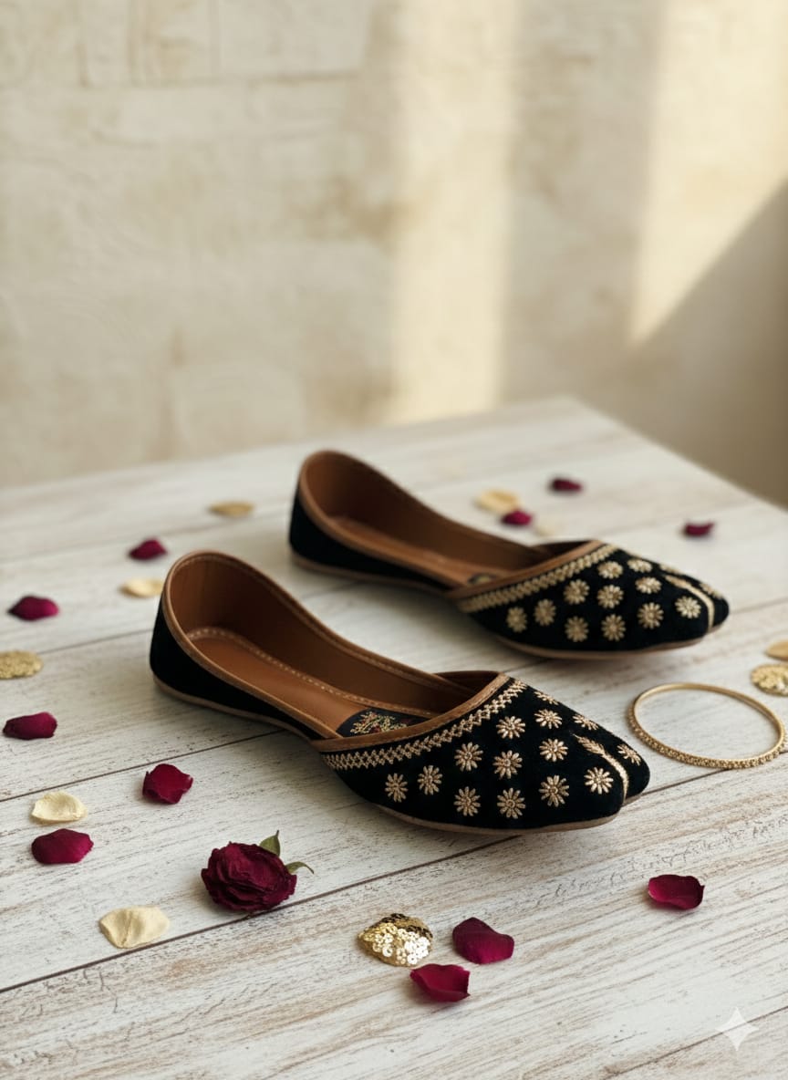 Tale Black Khussa